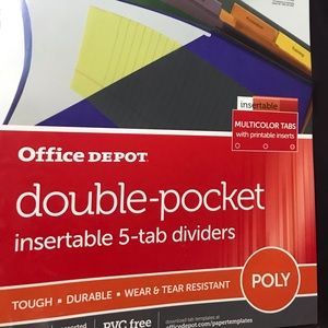 School Bundle (5-tab dividers + binder)